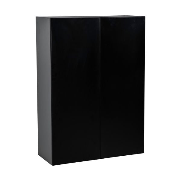 36" x 42" Wall Cabinet-Double Door-with Black Matte door