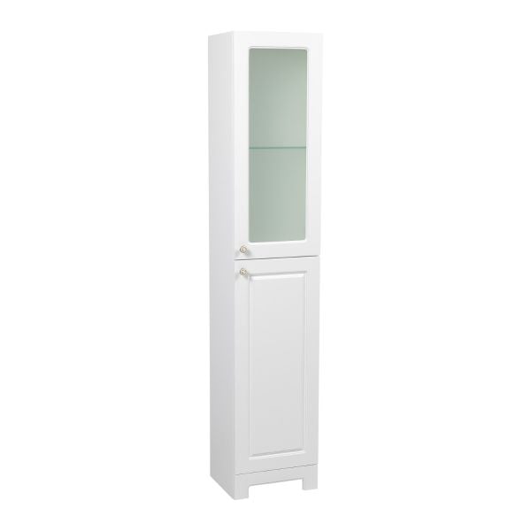 Side Vanity Cabinet Classic Collection White Matte Color 14"