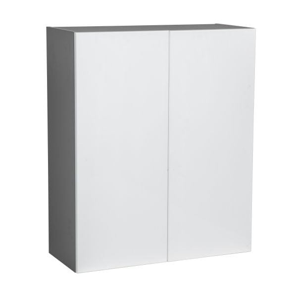 33" x 36" Wall Cabinet-Double Door-with White Gloss door
