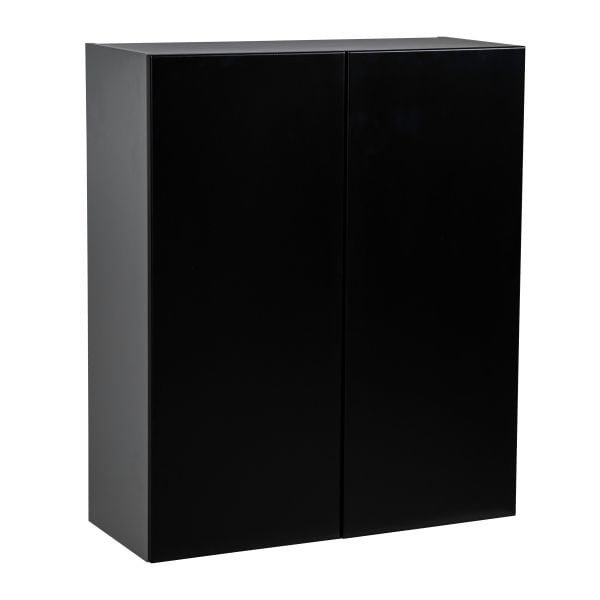 27" x 36" Wall Cabinet-Double Door-with Black Matte door