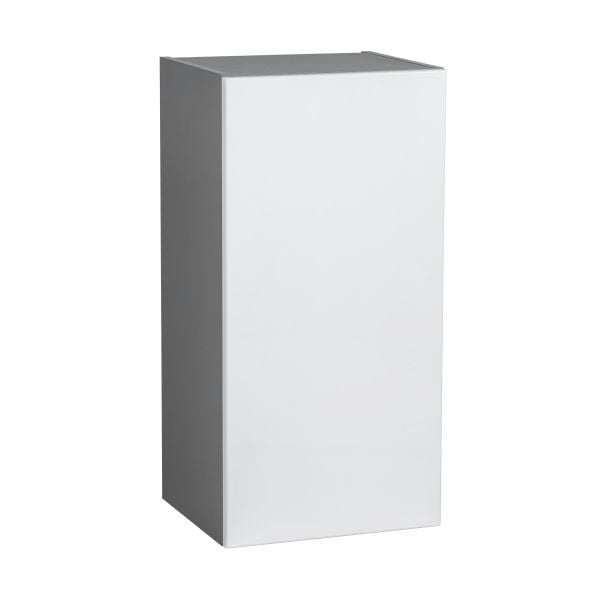 9" x 30" Wall Cabinet-Single Door-with White Gloss door