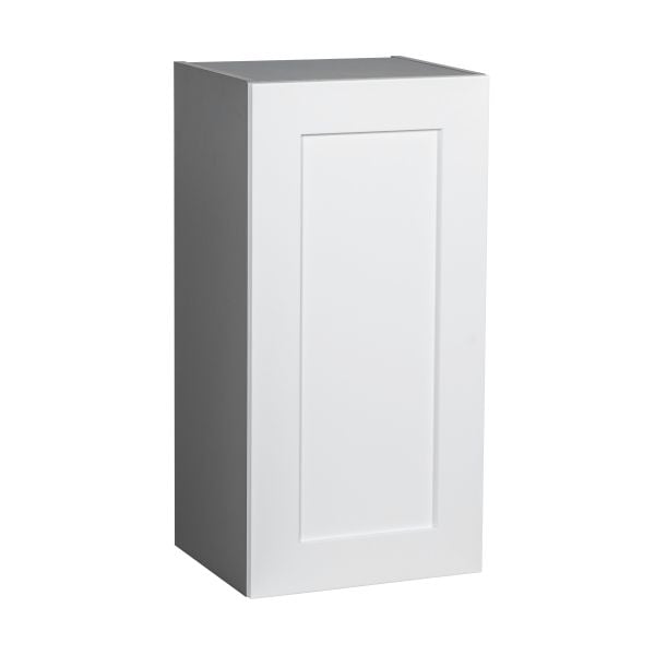 21" x 30" Wall Cabinet-Single Door-with Shaker White Matte door