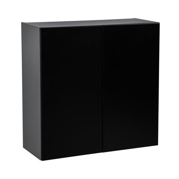 30" x 30" Wall Cabinet-Double Door-with Black Matte door