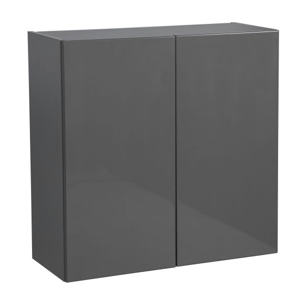 36" x 30" Wall Cabinet-Double Door-with Grey Gloss door