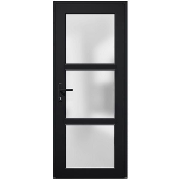 8'0 Wide Full Lite Fiberglass Patio Prehung Double Door Unit with  Sidelites - Door Clearance Center