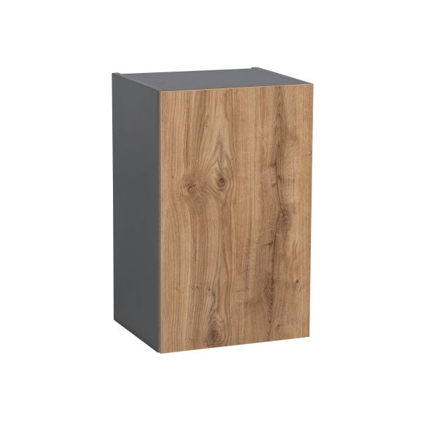 9" x 24" Wall Cabinet-Single Door-with Natural Teak door