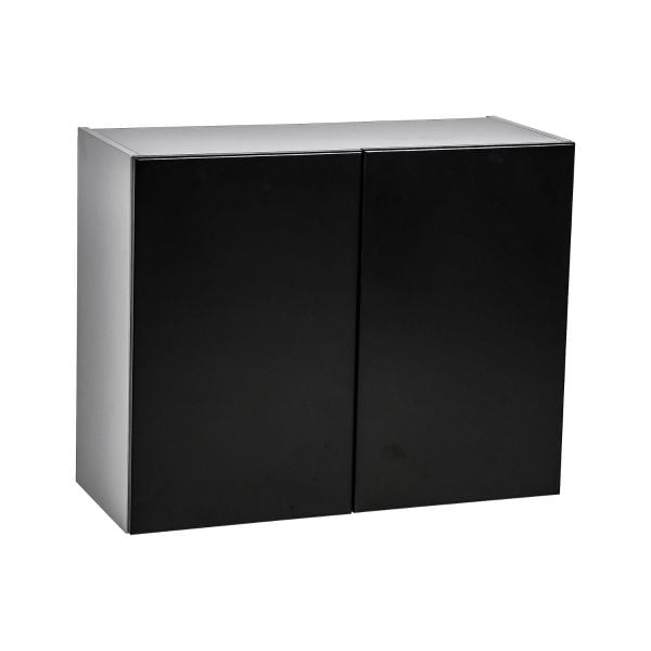 36" x 24" x 24" Refrigerator Wall Cabinet-Double Door-with Black Matte door