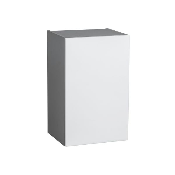 9" x 24" Wall Cabinet-Single Door-with White Gloss door