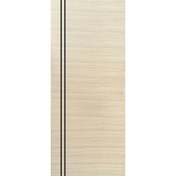 Slab Barn Door Panel | Planum 0016 Natural Veneer | Sturdy Finished Flush Modern Doors | Pocket Closet Sliding