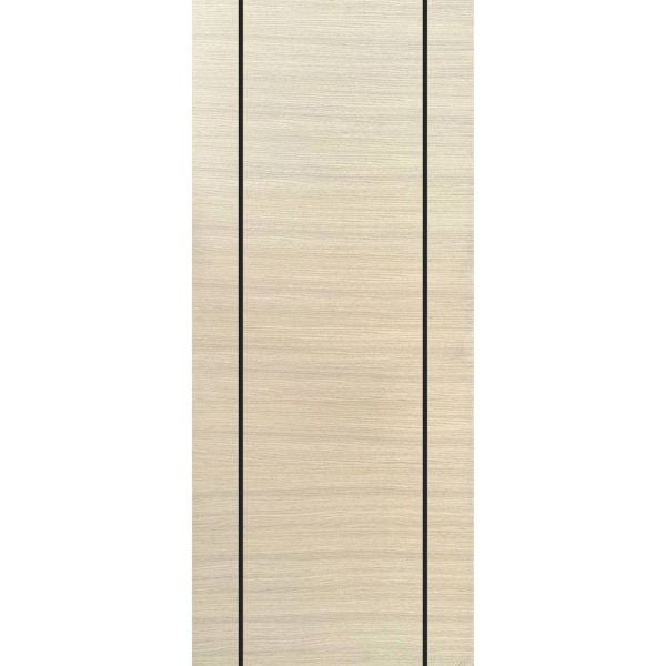 Slab Barn Door Panel | Planum 0017 Natural Veneer | Sturdy Finished Flush Modern Doors | Pocket Closet Sliding-18" x 80"