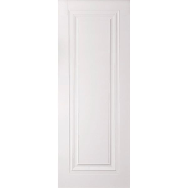 Slab Door Panel 18 x 80 inches | BASIC 9111 White | Bathroom Bedroom Doors