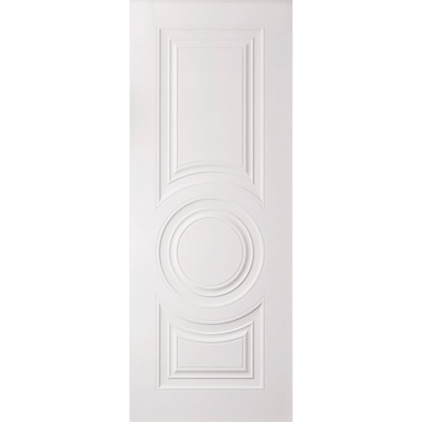 Slab Door Panel 18 x 80 inches | BASIC 9801 White | Bathroom Bedroom Doors