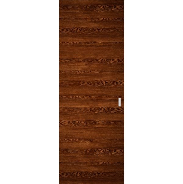 Hidden Barn | Ego 5000 Cognac Oak | Wood Veneer Doors | Magic Concealed Sliding Set | 28" x 80"