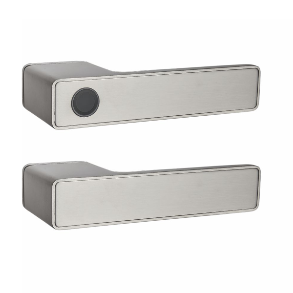 Interior Door Smart Fingerprint Euro Handle MONACO for With Lock, Graphite, ENTRY