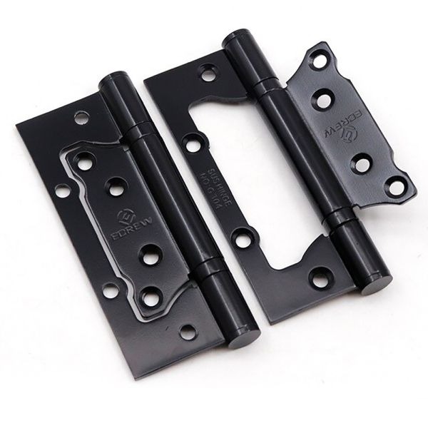 Non-mortised Hinges for Door 2 PCS Black