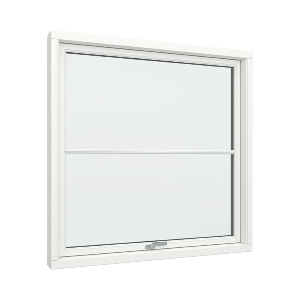 Bay Window PVC with Top Control, Single Bay, Glass Panels 1x2