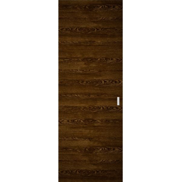 Hidden Barn | Ego 5000 Marble Oak | Wood Veneer Doors | Magic Concealed Sliding Set | 28" x 80"