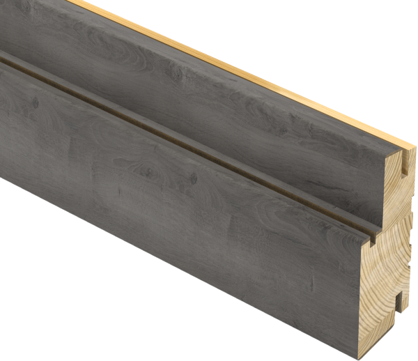 Wooden Door Frame (Jamb) for Swing Doors Nebraska Grey Color