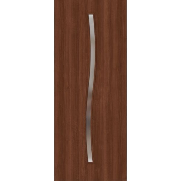 Slab Door Panel 18 x 80 inches | BASIC 3002 Walnut | Wood Veneer Doors | Pocket Closet Sliding Barn