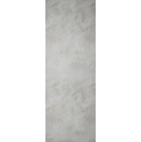 Hidden Barn with Silver Edges  -  Planum 0010 Onyx 28" x 80"