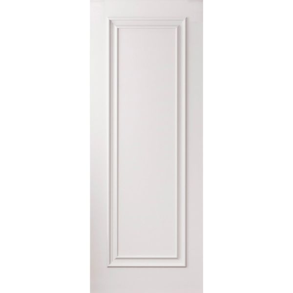 Slab Door Panel 18 x 80 inches | ROYAL 9811 White Enamel | Bathroom Bedroom Doors