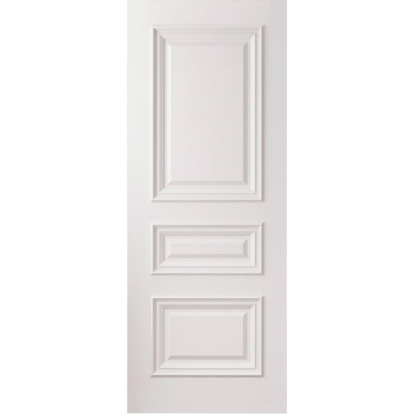 Slab Door Panel 18 x 80 inches | ROYAL 9833 White Enamel | Bathroom Bedroom Doors