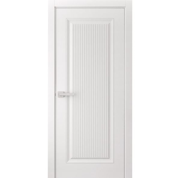 Interior Door 18 x 80 inches | ROYAL 9888 White Enamel | Single Regular Panel Frame Handle | Bathroom Bedroom Doors