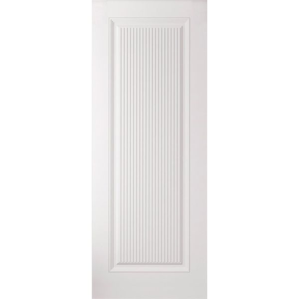 Slab Door Panel 18 x 80 inches | ROYAL 9888 White Enamel | Bathroom Bedroom Doors