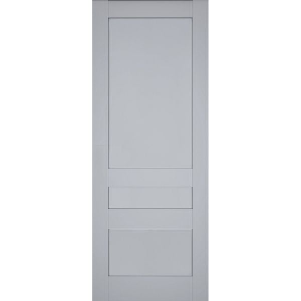 Slab Barn Door Panel | Veregio 7411 Matte Grey | Sturdy Finished Doors | Pocket Closet Sliding