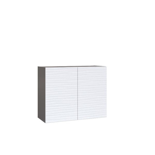 W3024 Wall Cabinet-Double Door-with White Gloss 3D door