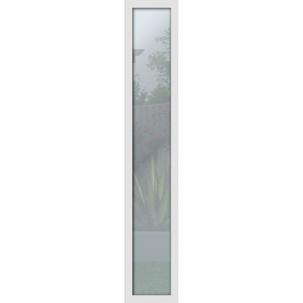 Metal Side Lite for Entry Door White-12" x 82"