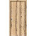 Sliding French Pocket Door with | Planum 0010 Primed | Kit Trims Rail Hardware | Solid Wood Interior Bedroom Sturdy Doors Oak