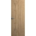 Modern Solid Hidden Door with Handle | Planum 0010 Primed with Silver Hidden Frame | Hinges Lock Handle | Modern Wardrobe Wood Solid Doors Split Wood