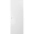 Modern Solid Hidden Door with Handle | Planum 0010 Primed with Silver Hidden Frame 36" x 84" Right-hand Inswing Silver Frame | Hinges Lock Handle | Modern Wardrobe Wood Solid Doors Primed
