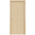 Sliding French Pocket Door with | Planum 0010 Primed | Kit Trims Rail Hardware | Solid Wood Interior Bedroom Sturdy Doors Vertical Natural Veneer