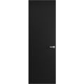 Hidden Door | Planum 0010 Vertical Natural Veneer Concealed Metal Frame 18" x 80" Left-hand Inswing Black Matte