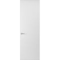 Hidden Door | Planum 0010 Matte Black Concealed Metal Frame 18" x 80" Right-hand Inswing Primed White