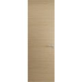 Hidden Door | Planum 0010 Vertical Natural Veneer Concealed Metal Frame 18" x 80" Left-hand Inswing Natural Veneer