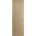 Hidden Door | Planum 0010 Vertical Natural Veneer Concealed Metal Frame 18" x 80" Left-hand Inswing Vertical Natural Veneer