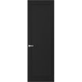 Hidden Door | Quadro 4111 Matte Black Concealed Metal Frame 18" x 80" Right-hand Inswing Black Matte