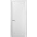 Pantry Kitchen Lite Door Hardware | Quadro 4111 Matte Grey | Single Panel Frame Trims | Bathroom Bedroom Sturdy Doors  White