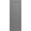 Slab Door Panel 18 x 80 inches / Mela 7001 Painted Black / Modern Finished Doors / Pocket Closet Sliding Barn Painted Grey
