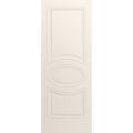 Slab Door Panel 18 x 80 inches / Mela 7001 Painted Black / Modern Finished Doors / Pocket Closet Sliding Barn Painted Creamy