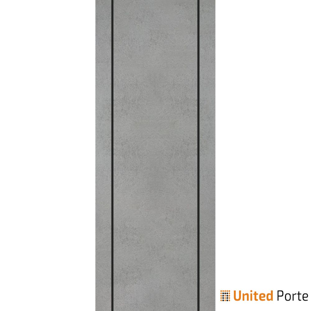 Slab Barn Door Panel Planum 0017 Concrete Sturdy Finished Flush