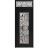 Front Exterior Prehung Aluminum Door / Iron 1633 Black / Entry Steel Metal Classic Painted 36 x 94 (36" x 80+14")-Left-hand Inswing Black