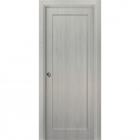 Sliding Barn Door with Hardware | Quadro 4111 Grey Ash | 6.6FT Rail ...
