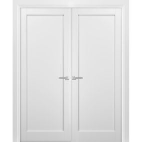 Pantry Kitchen Door with Hardware | Quadro 4111 White Silk | Single ...