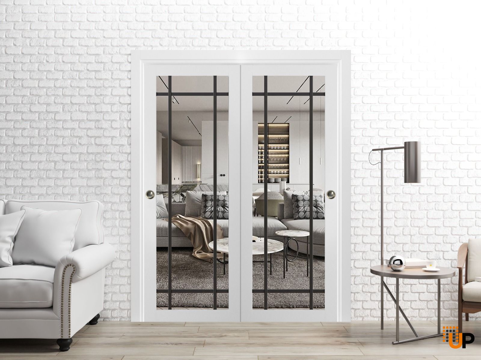 Bypass Glass Door