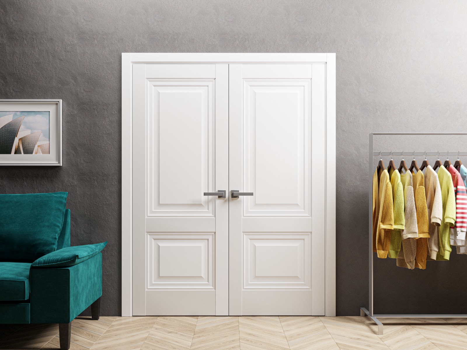 Lucia 8831 Interior Slab door view 4