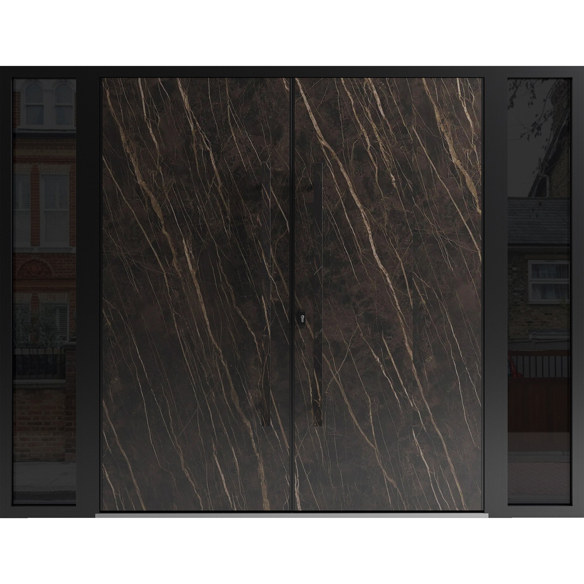 Dekton 0118 Exterior Aluminum Double door — Doors Near Me, Los Angeles